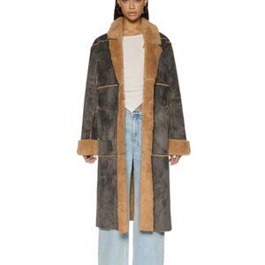Ksubi Hustler Coat in Steel/Tan